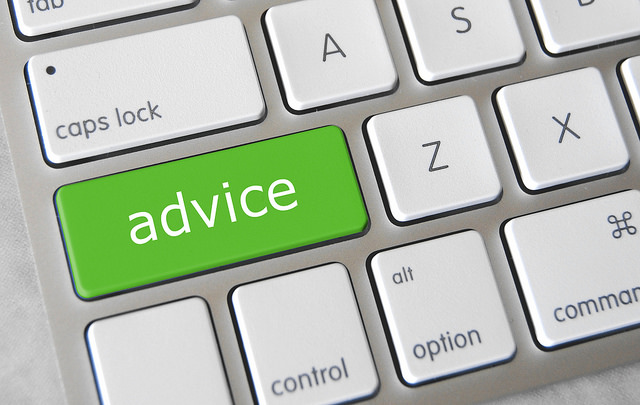 Some tentative advice about advice