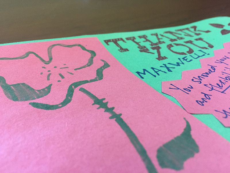 Send thank-you notes to those who help you along the way