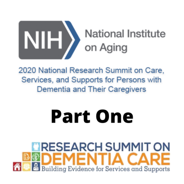 NIA – National Summit on Dementia Care Research PT1