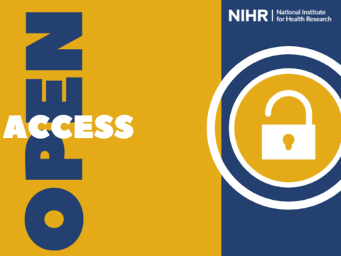 New NIHR Open Access policy