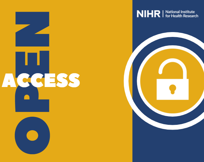 New NIHR Open Access policy