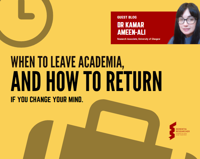 Blog – When to leave academia, and how to return if you change your mind