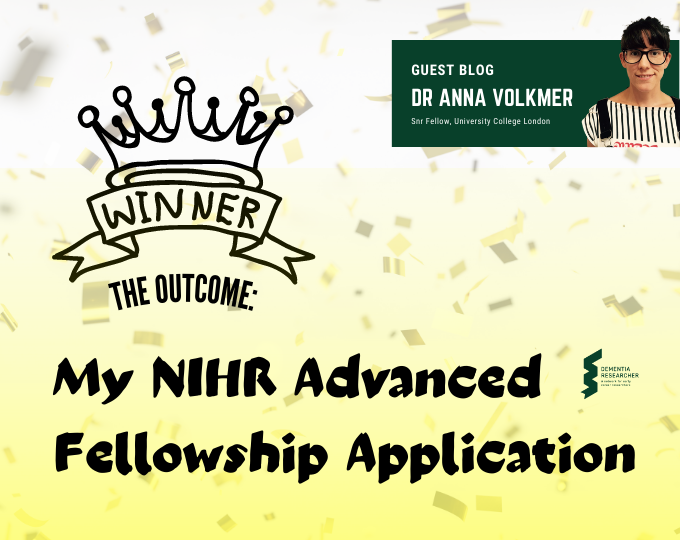 Blog – The outcome: My NIHR Advanced Fellowship App