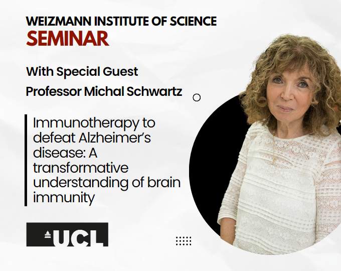 Professor Michal Schwartz, Weizmann Institute of Science Seminar