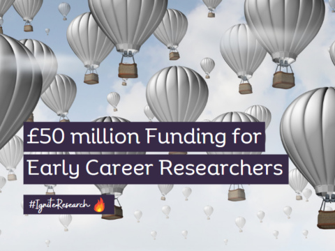 £50m support for researchers funded by research charities