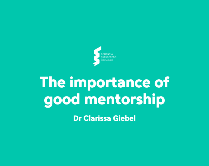Dr Clarissa Giebel Blog The importance of good mentorship
