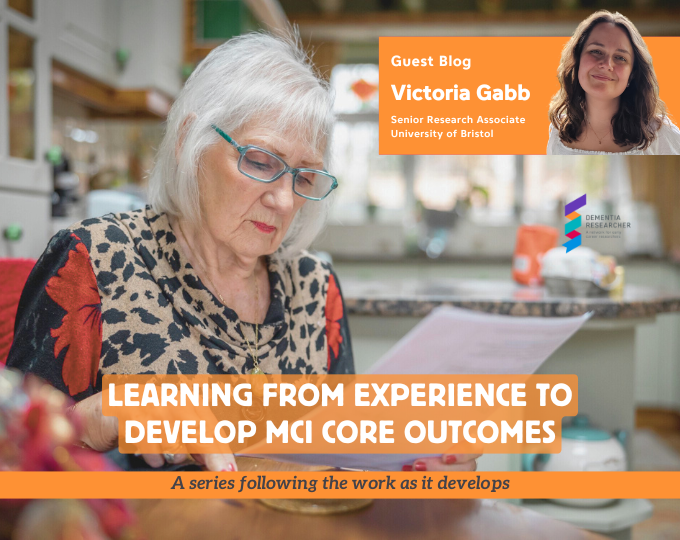 Blog – Learning from experience to develop MCI Core Outcomes