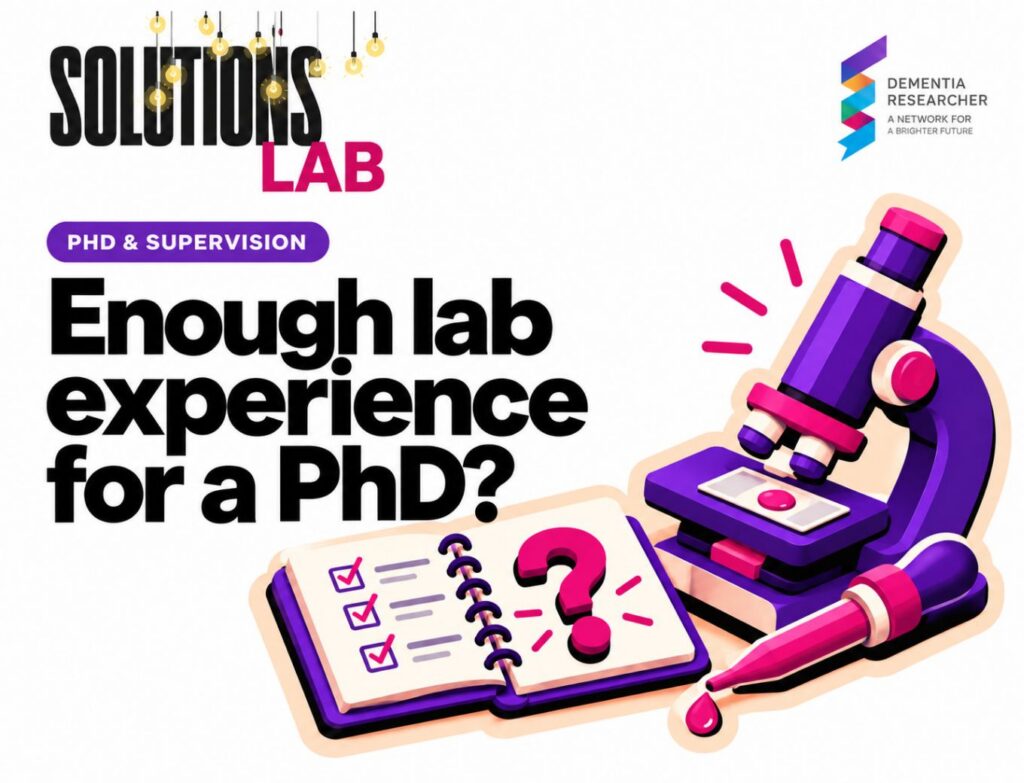 Do I need more prion lab experience to get my preferred PhD?