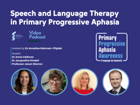 Podcast – Speech & Language Therapy in Primary Progressive Aphasia