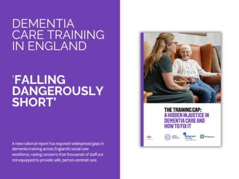 Dementia training gap exposed in England care