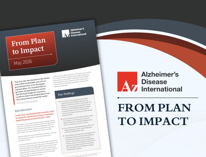 Only One in Four Governments Has a Dementia Plan