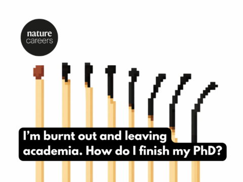 Im burnt out and leaving academia How do I finish my PhD