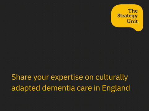 Share your expertise on culturally adapted dementia care in England