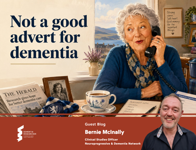 Blog – Not a good advert for Dementia
