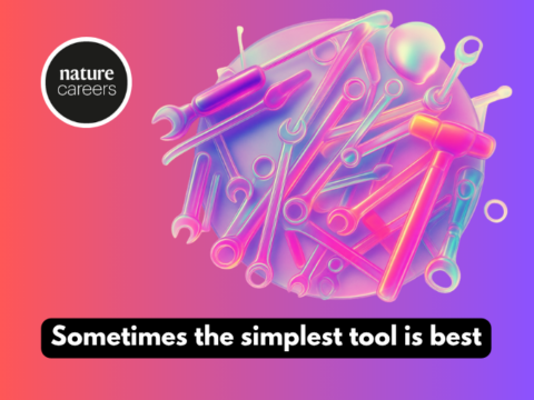 In the field & in the lab – sometimes the simplest tool is best