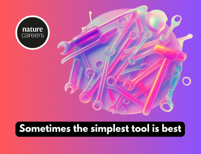 In the field & in the lab – sometimes the simplest tool is best