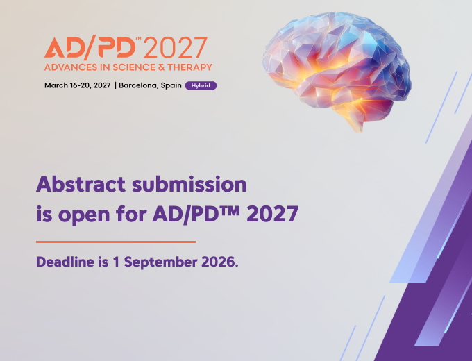 Abstract submission is open for AD/PD™ 2027