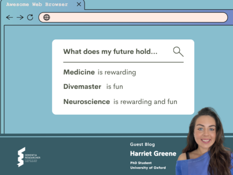 How I Found My Way into Dementia Research Give to Gain blog by Harriet Greene