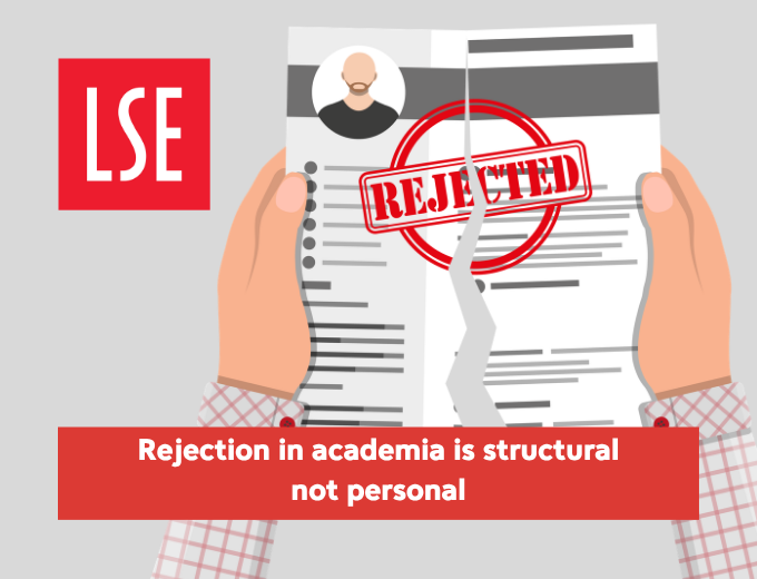 Rejection in academia is structural not personal