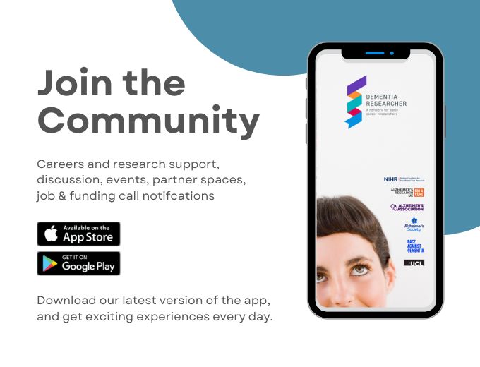 Dementia Researcher Communities App – download for iOS and Android