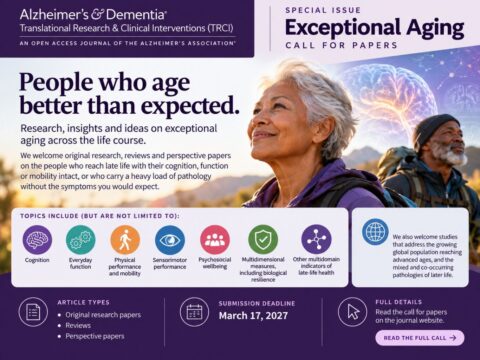 Call for Papers: Exceptional Aging Special Issue