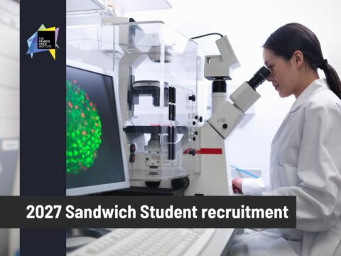 Spend Your Placement Year at the Francis Crick Institute
