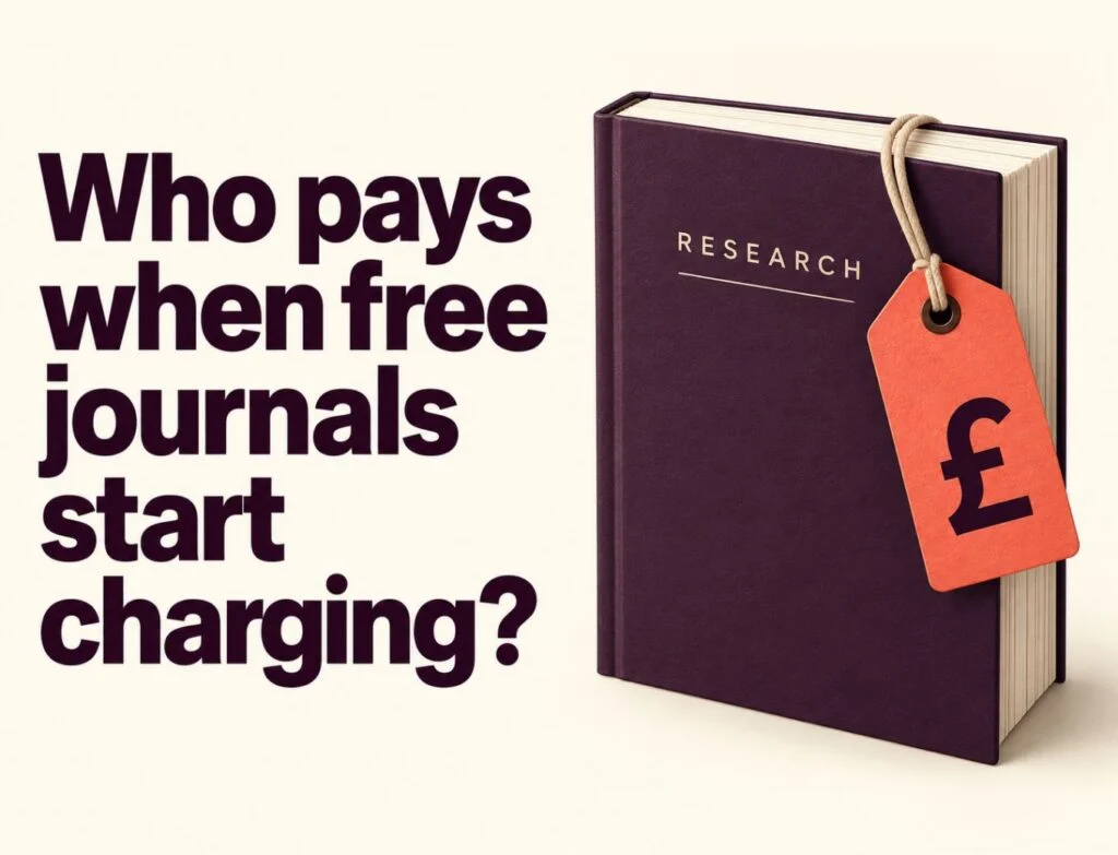 Who pays when free academic journals start charging