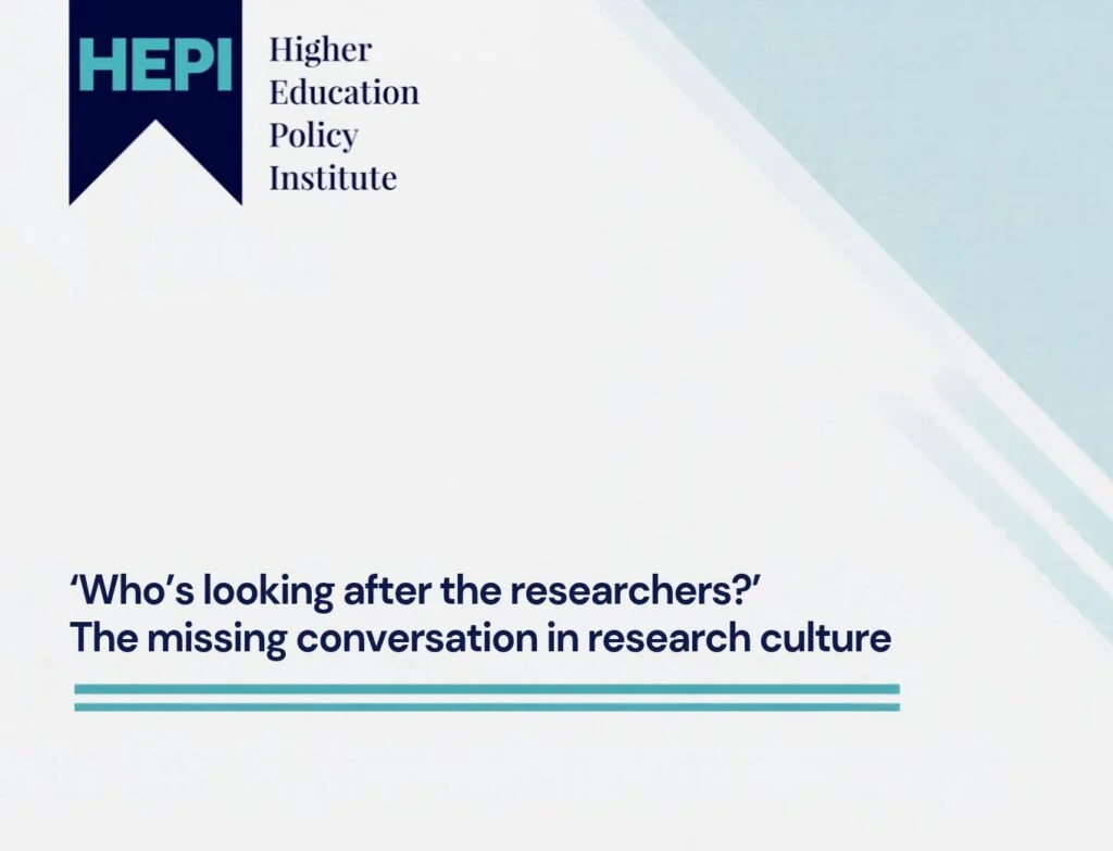 researcher wellbeing - Whos looking after the researchers_ The missing conversation in research culture