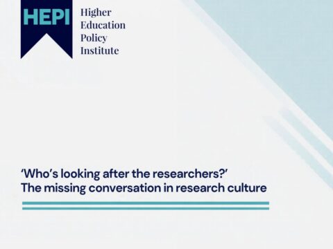 Who’s Looking After the Researchers?