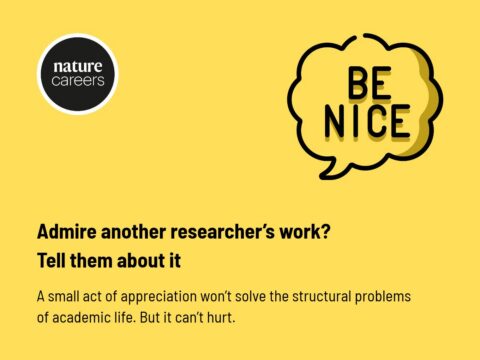 Admire another researcher’s work? Tell them about it