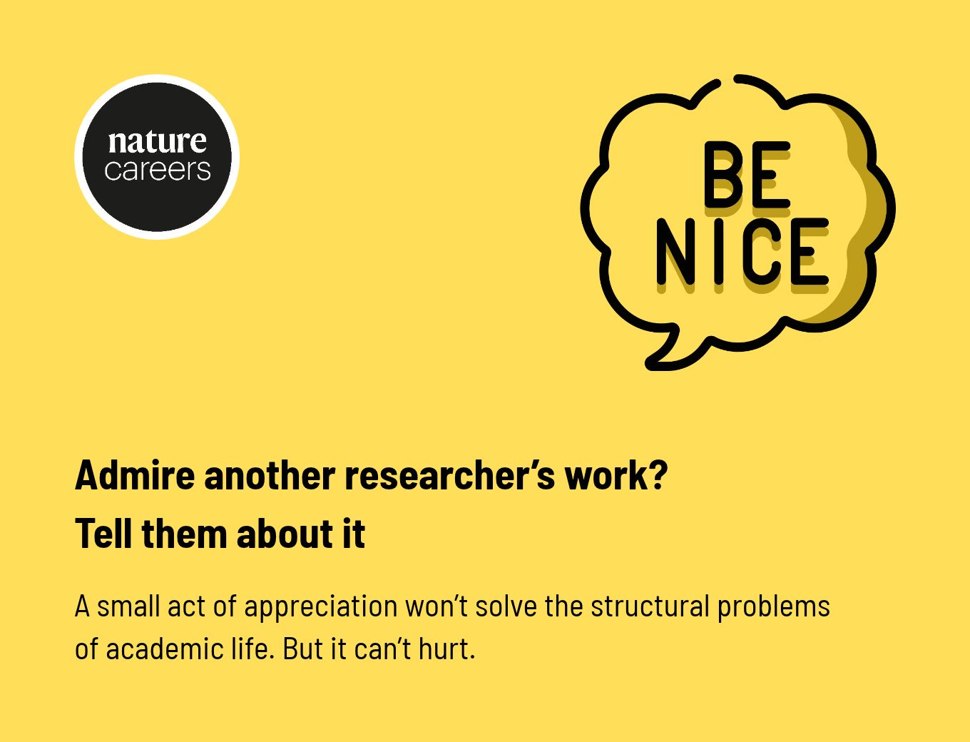 Admire another researcher’s work? Tell them about it