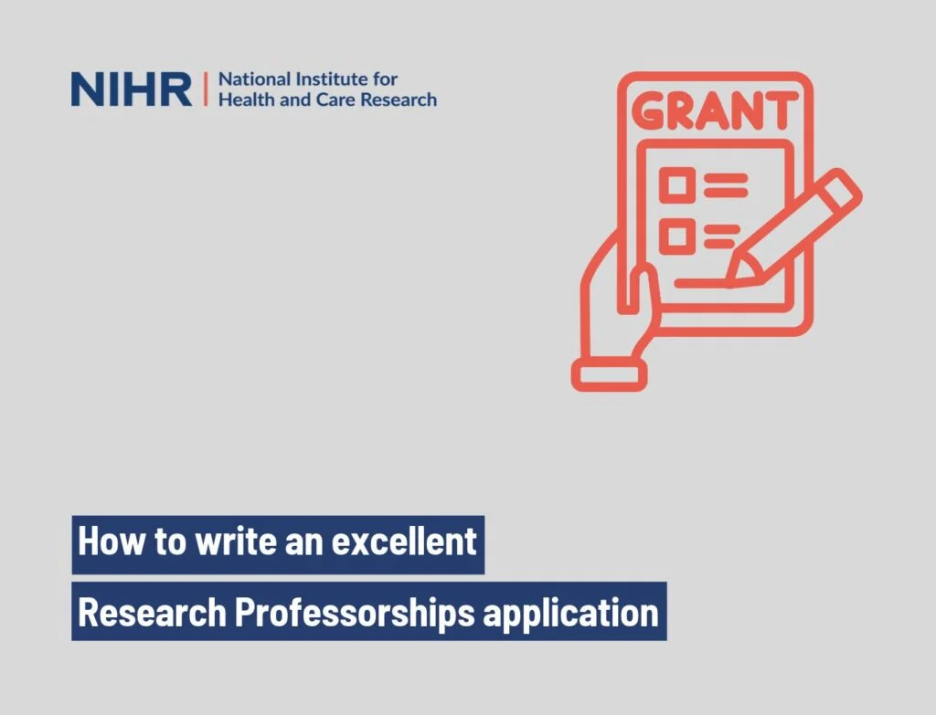 How to write a Research Professorship application