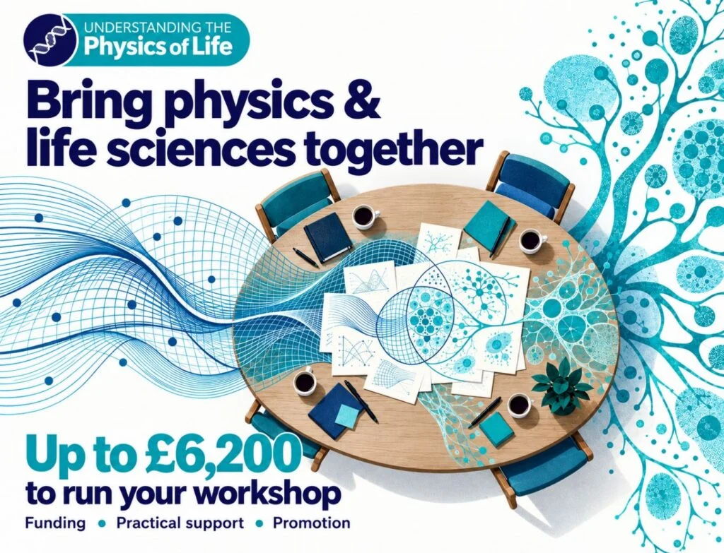 Understanding physics of life workshops funding